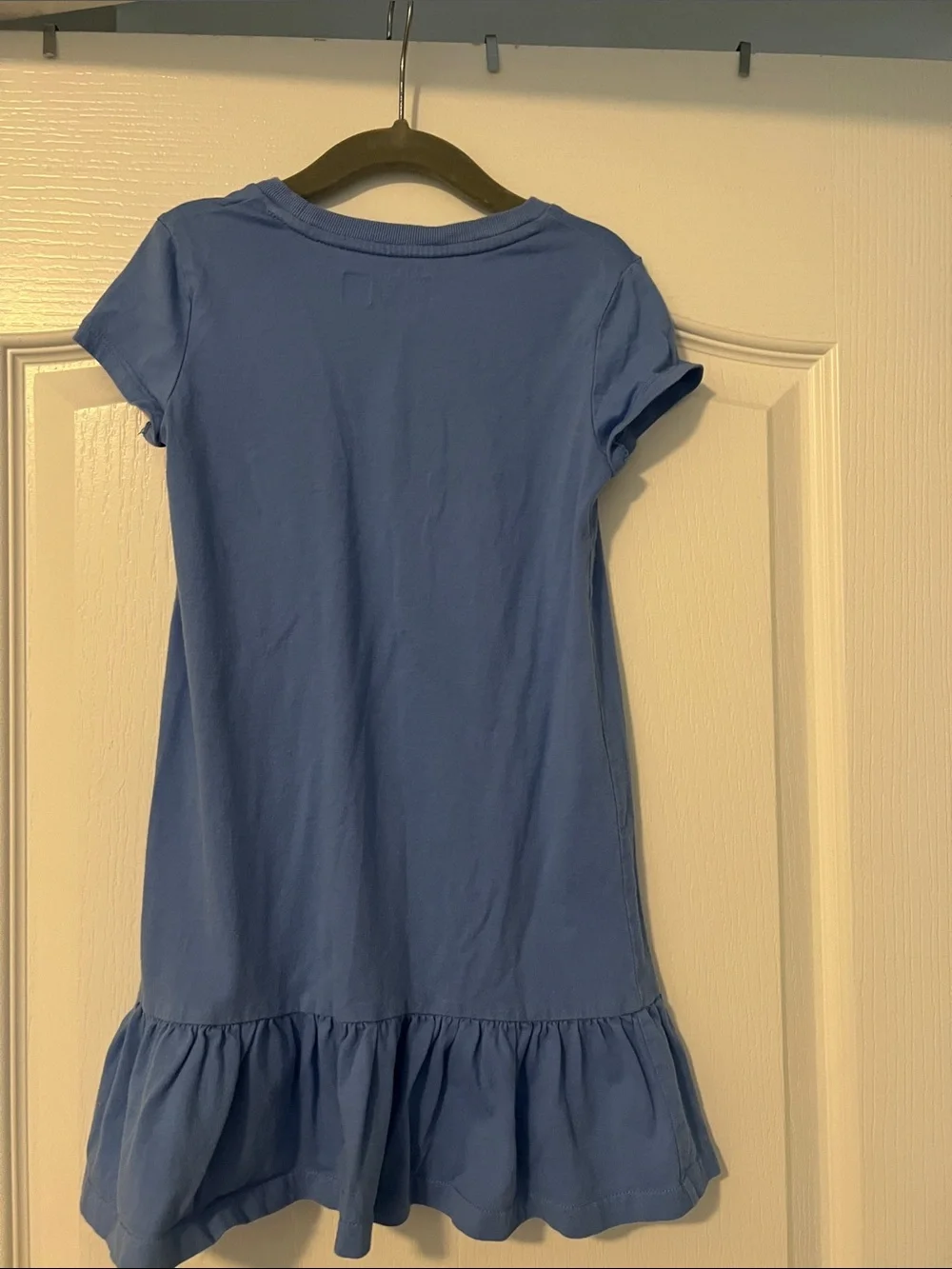 Ralph Lauren Blue Kids Dress with Polo Bear Graphic